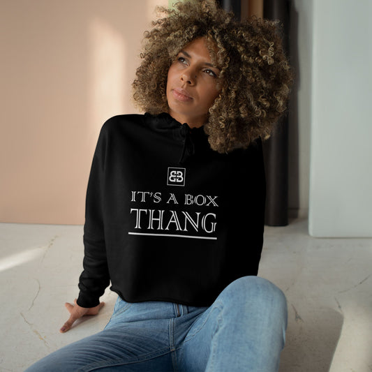 Battle Box It's A Box Thang Branded Crop Hoodie