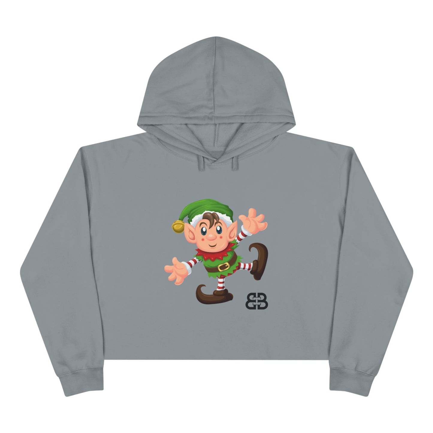 Battle Box Holiday Elf Crop Hoodie