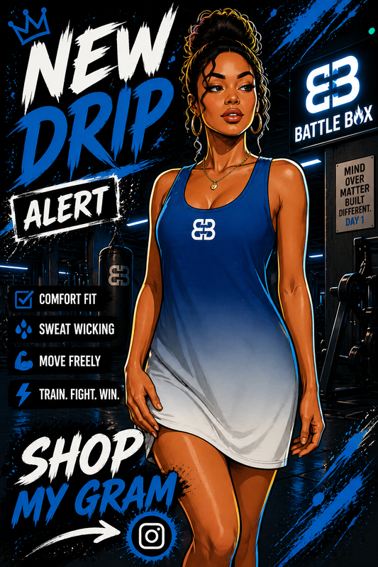 Battle Box Tunic Racerback Top-TT