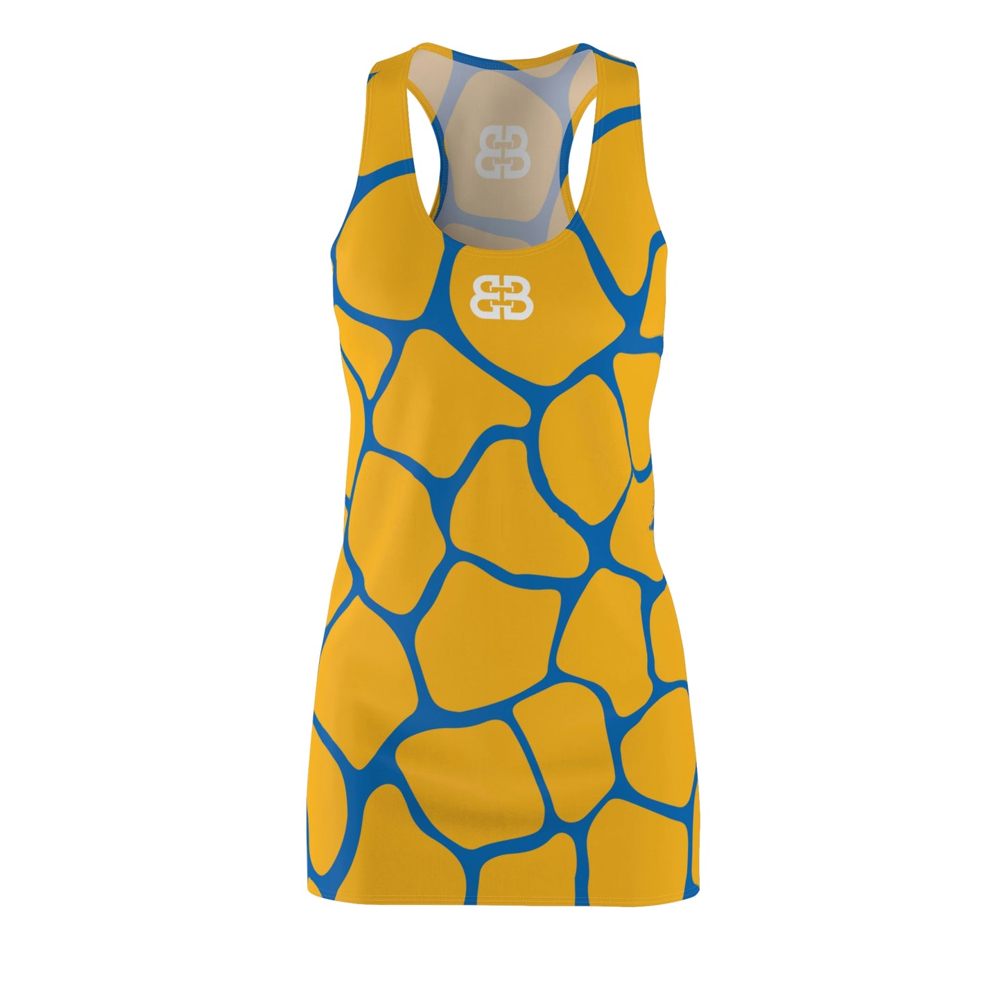 Battle Box Gold Blue Cobble Tunic Racerback Top-CB