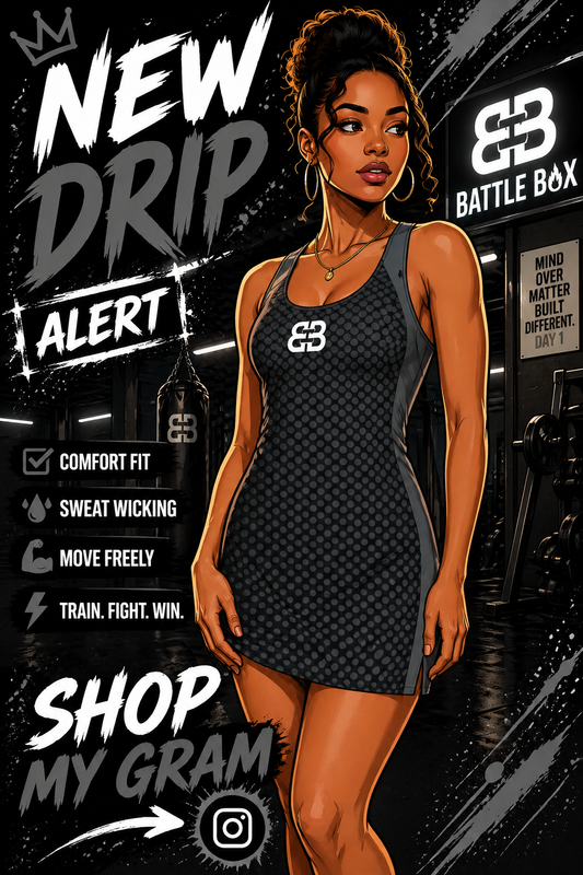 Battle Box Tunic Racerback Top-TT