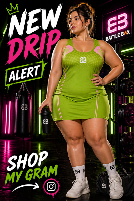 Battle Box Pink Tunic Racerback Top-TT
