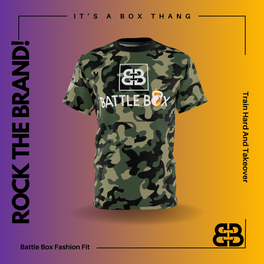 Battle Box Unisex Triple Print Camo T-Shirt