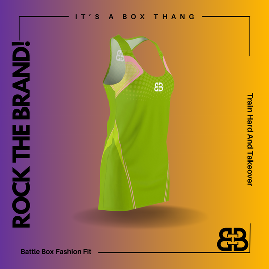 Battle Box Pink Tunic Racerback Top-TT