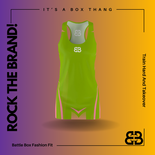 Battle Box Pink Tunic Racerback Top-TT