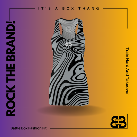 Battle Box Pink Tunic Racerback Top-TT