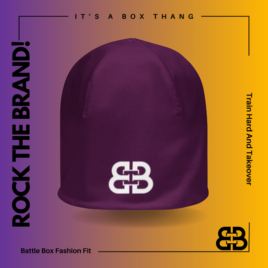 Battle Box Purple Unisex Beanie