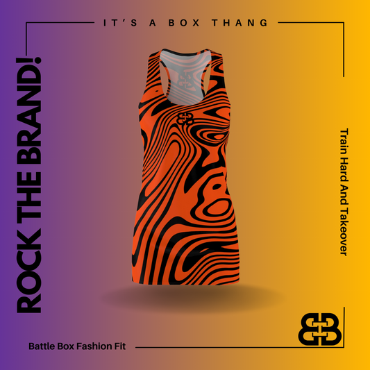 Battle Box Swirl Tunic Racerback Top-SR