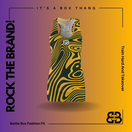 Battle Box Swirl Tunic Racerback Top-TT