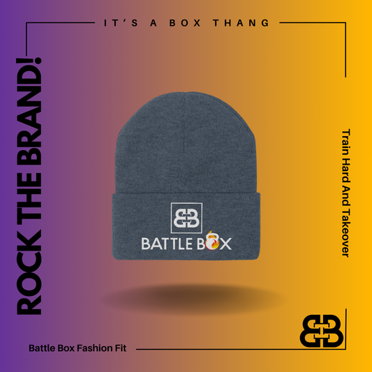 Battle Box Unisex Knit Beanie