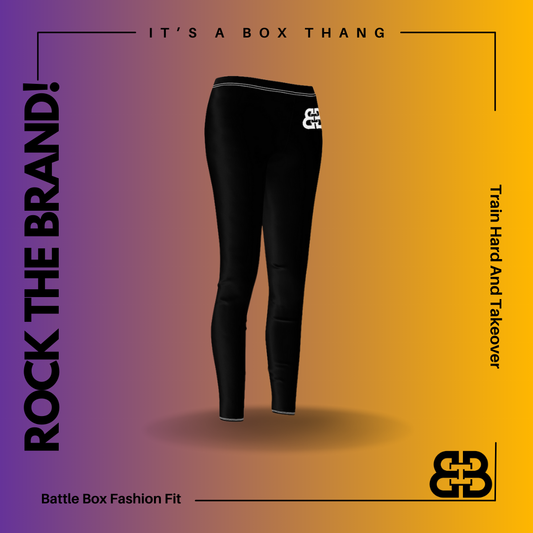 Battle Box Women's Black Casual Leggings