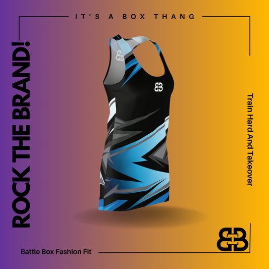 Battle Box Zig Tunic Racerback Top-CB