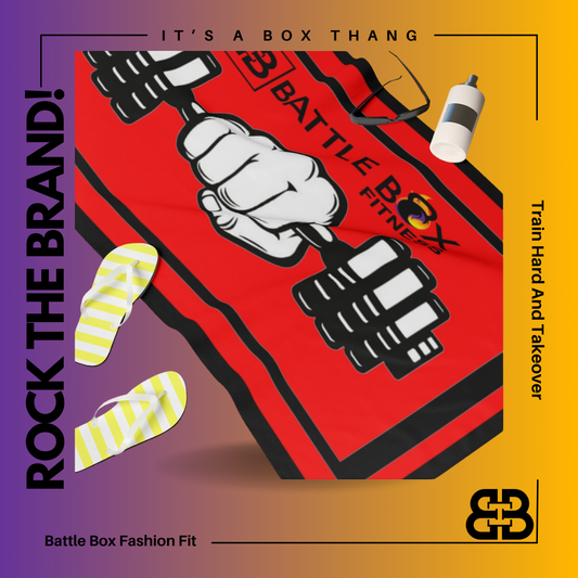 Battle Box Gym Towel - Dumbell