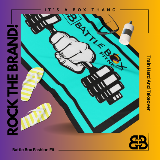 Battle Box Gym Towel - Dumbell