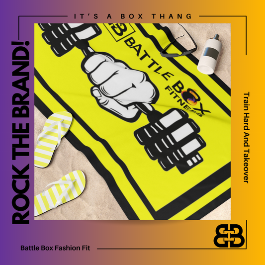 Battle Box Gym Towel - Dumbell