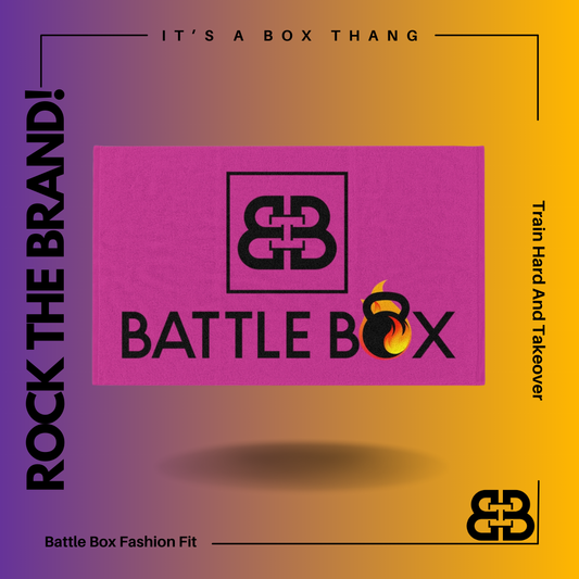 Battle Box Pink Rally Towel