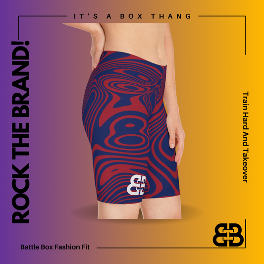 Battle Box Women's Swirl Bike Shorts