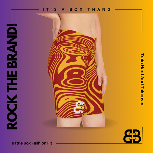 Battle Box Women's Swirl Bike Shorts