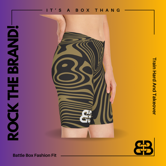 Battle Box Women's Swirl Bike Shorts