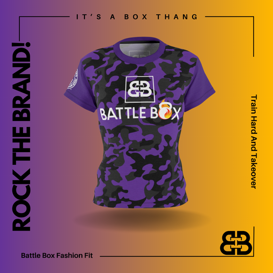 Camo Battle Box Women's T-Shirt -1A