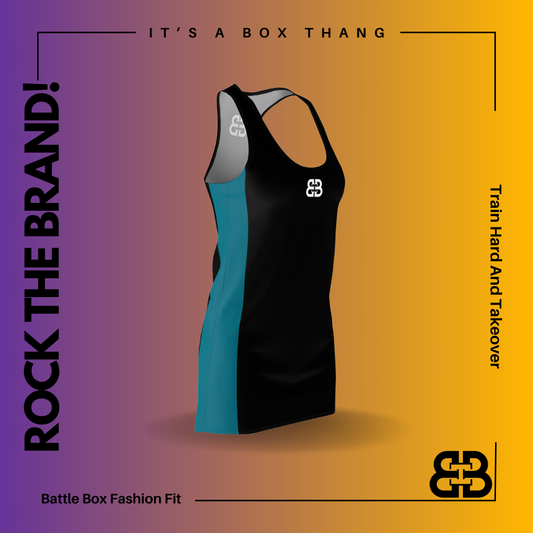Battle Box 2-Tone Tunic Racerback Top-TT