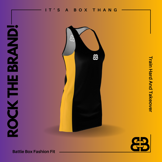 Battle Box 2-Tone Tunic Racerback Top-TT