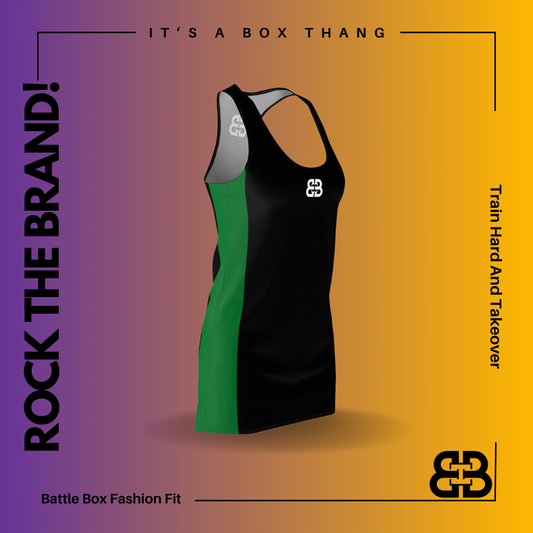 Battle Box 2-Tone Tunic Racerback Top-TT