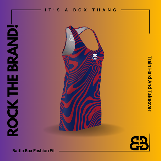 Battle Box 2-Tone Tunic Racerback Top-TT