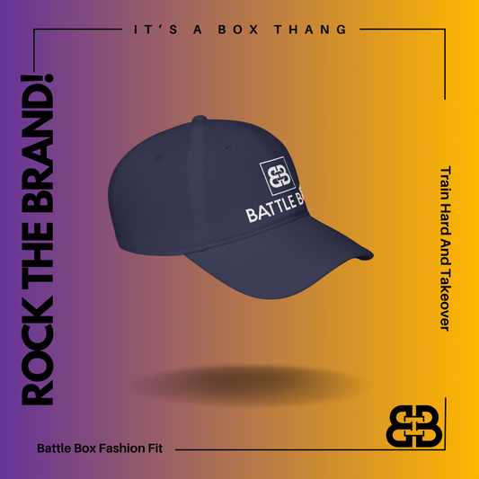 Battle Box Unisex Low Profile Hat White Logo