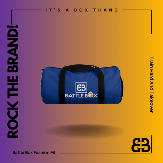 Battle Box Blue Gym Duffel Bag -1A