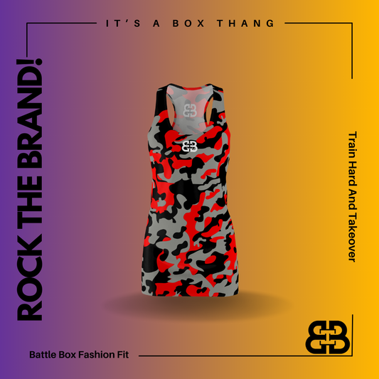 Battle Box Camo Tunic Racerback Top-TT