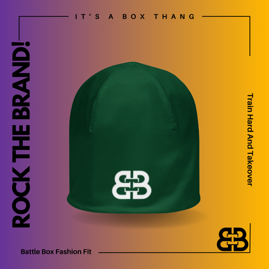 Battle Box Forest Green Unisex Beanie