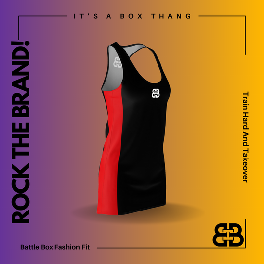 Battle Box 2-Tone Tunic Racerback Top-TT