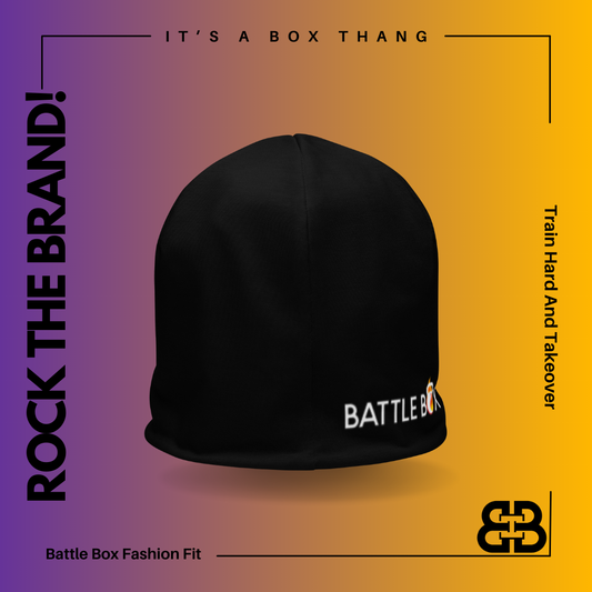 Battle Box Black Unisex Beanie