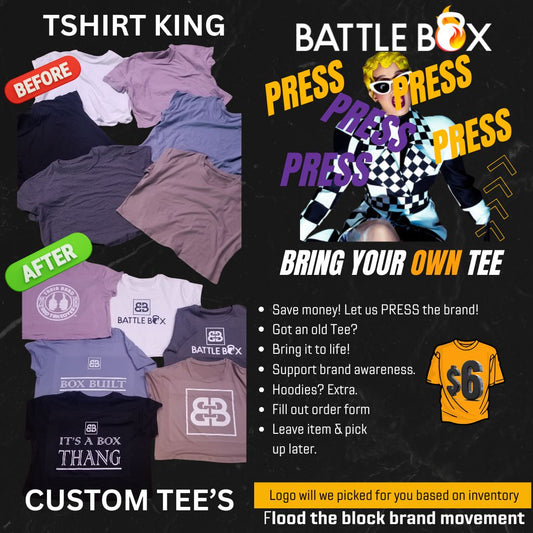 Battle Box Logo Transfers-Short Sleeved