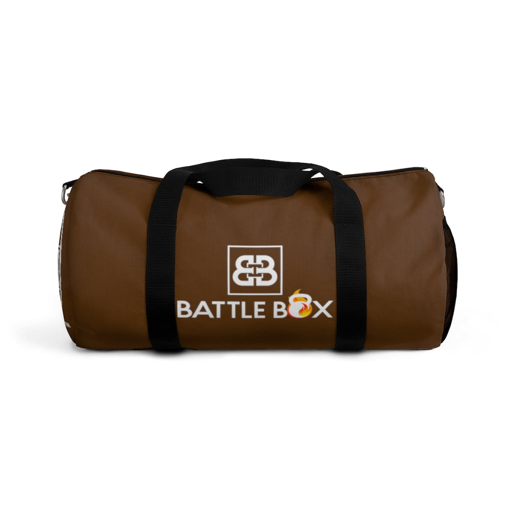 Battle Box Brown Gym Duffel Bag -1A