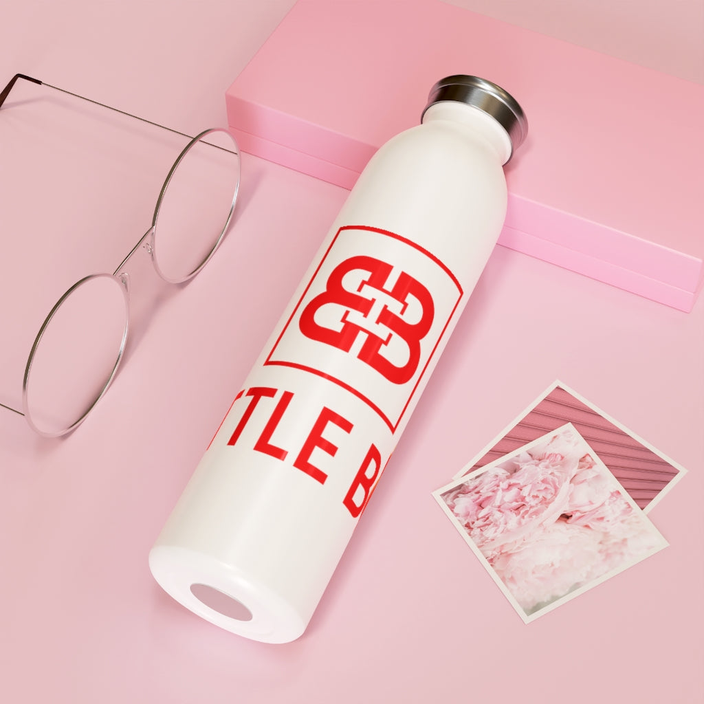 Battle Box Slim 20 Red Logo Water Bottle