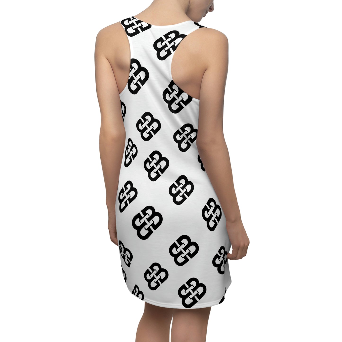 Battle Box Black White BB Tunic Racerback Top-CB