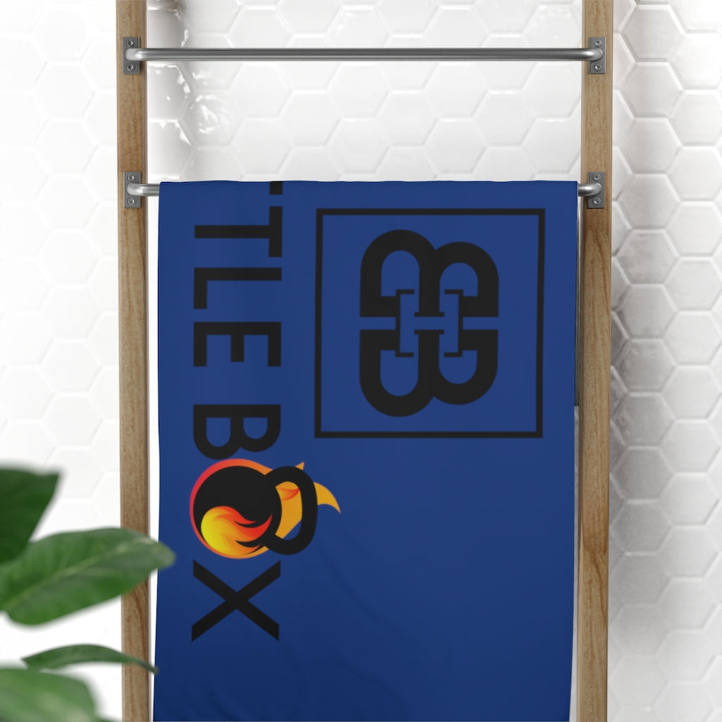 Navy Battle Box Gym Towel