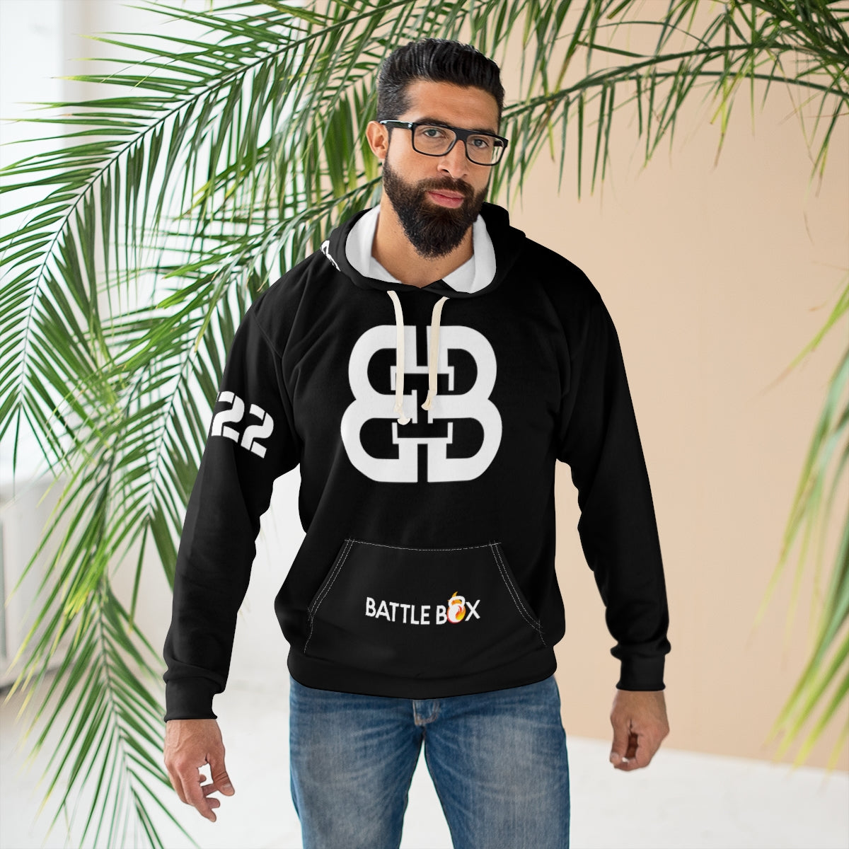 Battle Box Black Unisex Pullover Hoodie