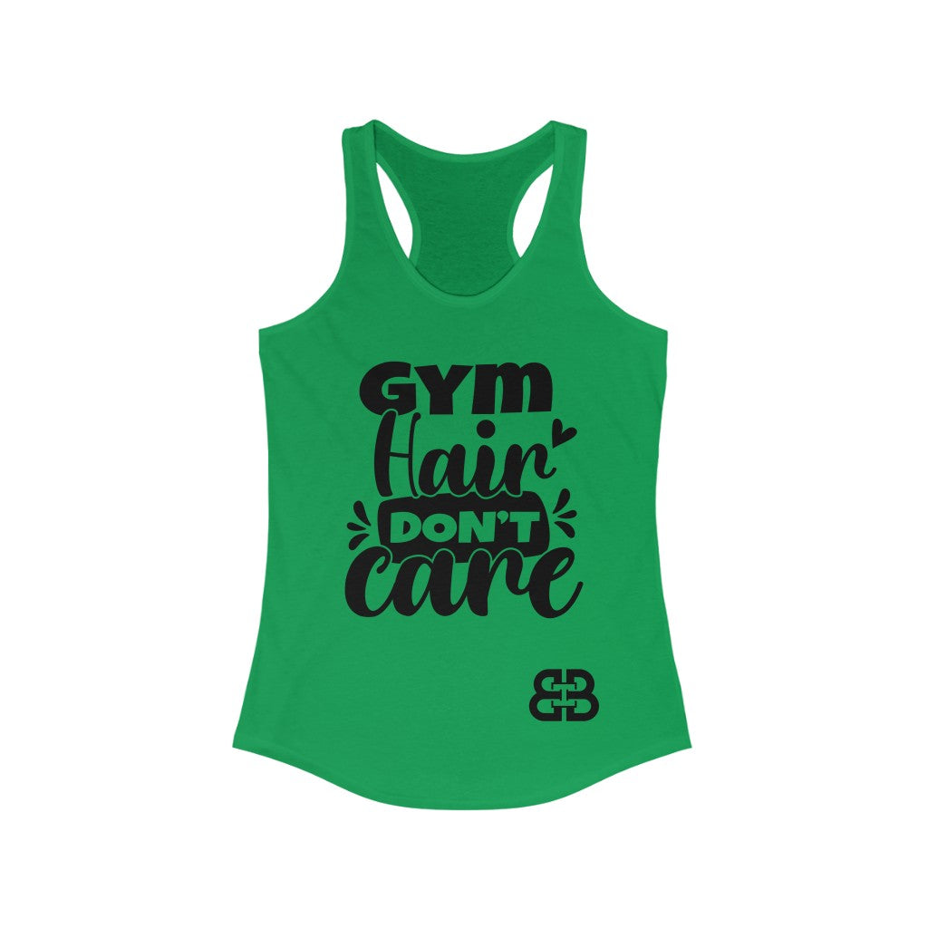 Women's Gym Hair Battle Box Racerback Tank -2A