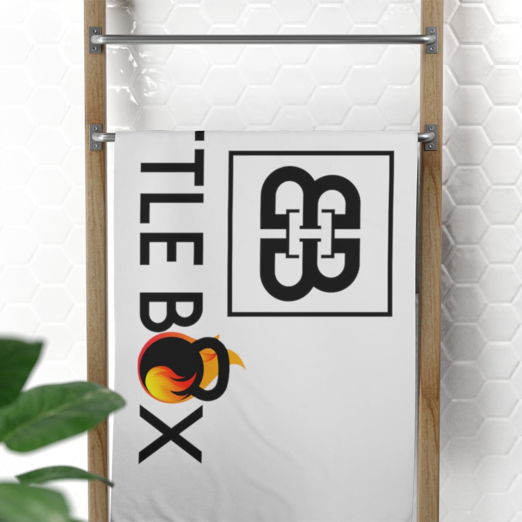 White Battle Box Gym Towel