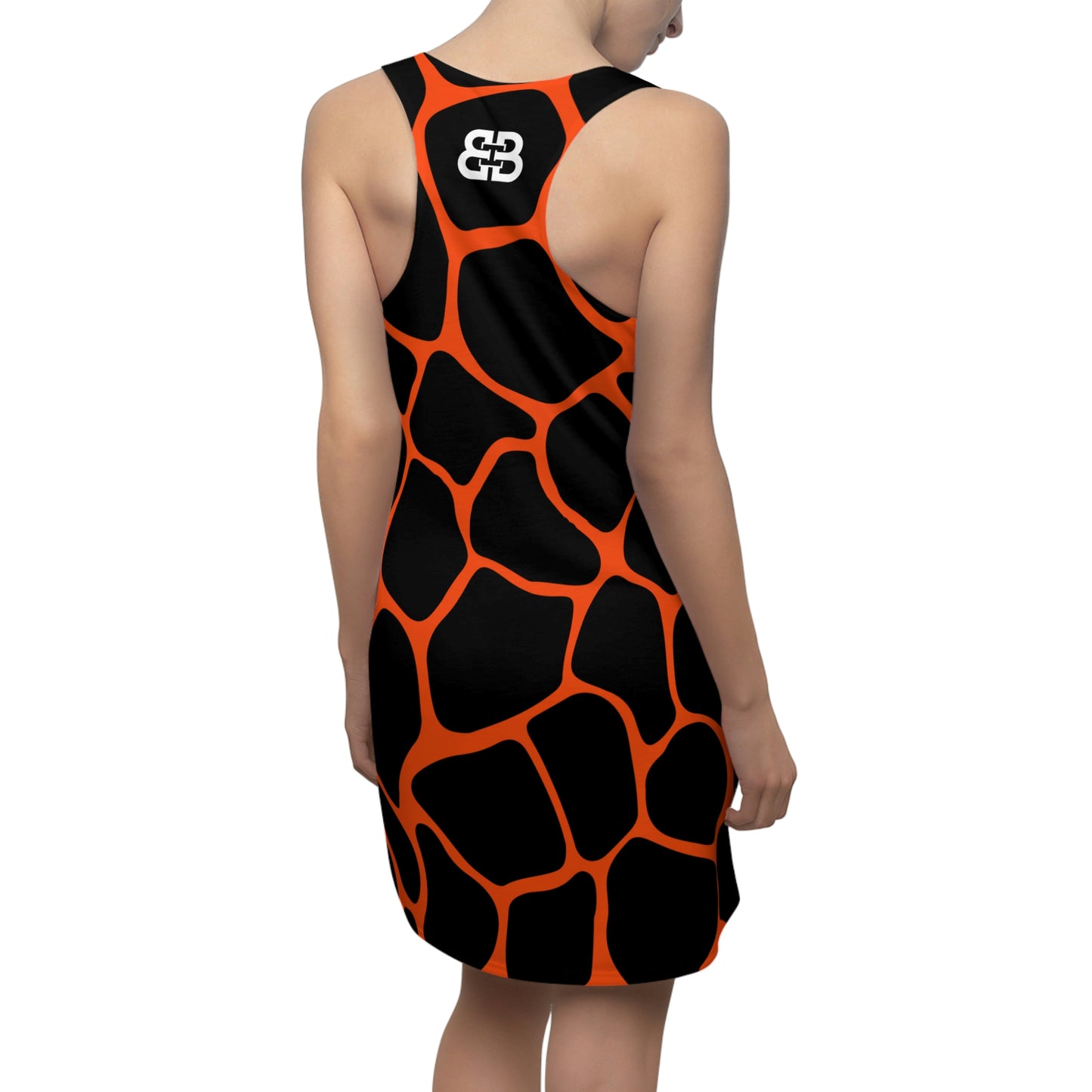 Battle Box Black Orange Cobble Tunic Racerback Top-CB