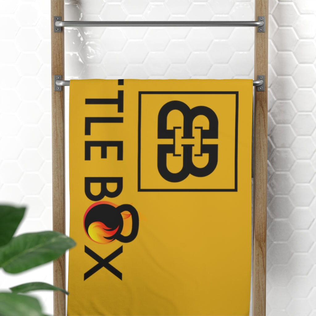 Yellow Battle Box Gym Towel