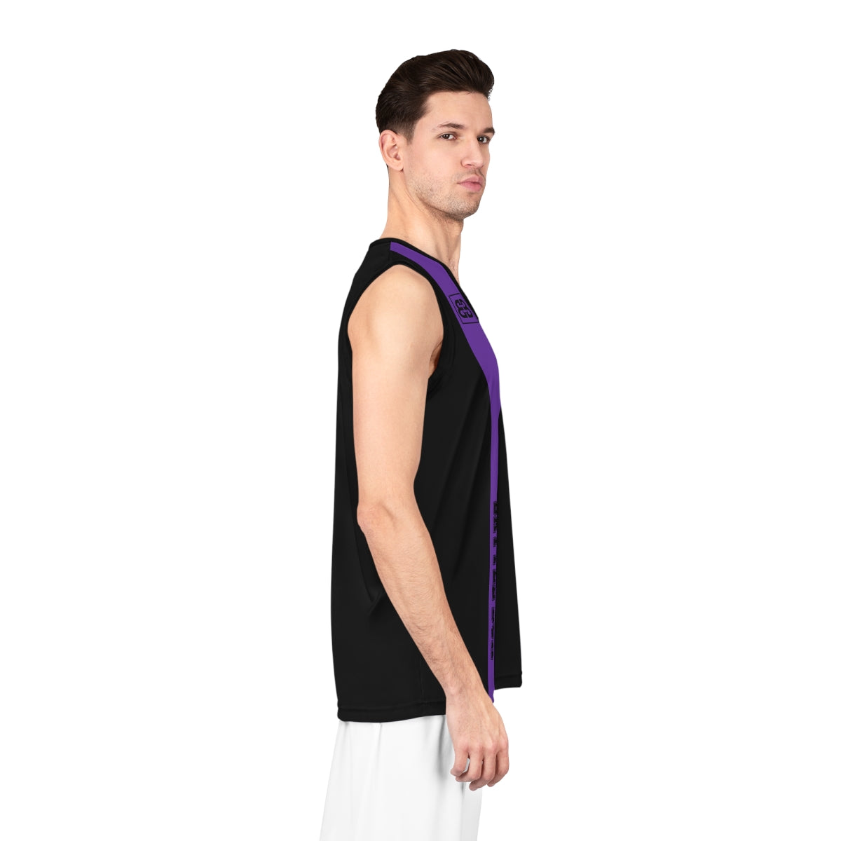 Battle Box Black Purple Basketball Jersey