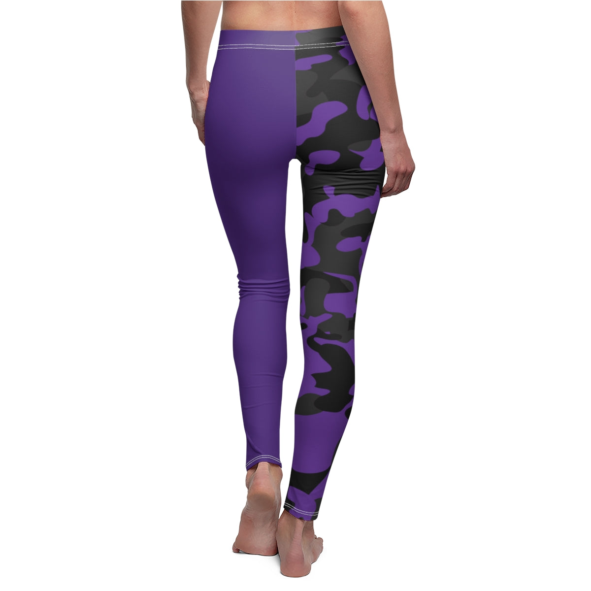 Battle Box Women's Purple Casual Leggings -1A