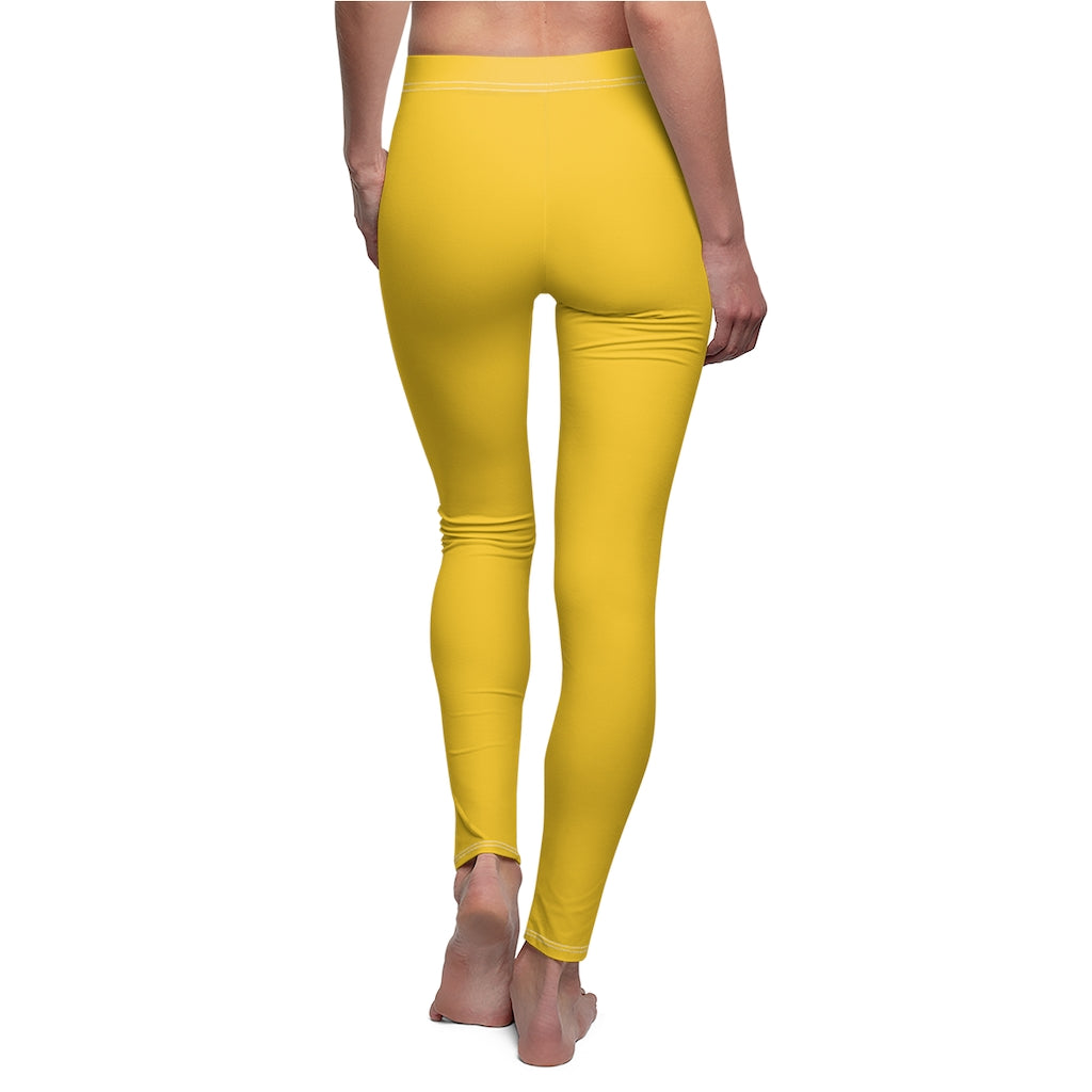 Battle Box Women's Yellow Casual Leggings