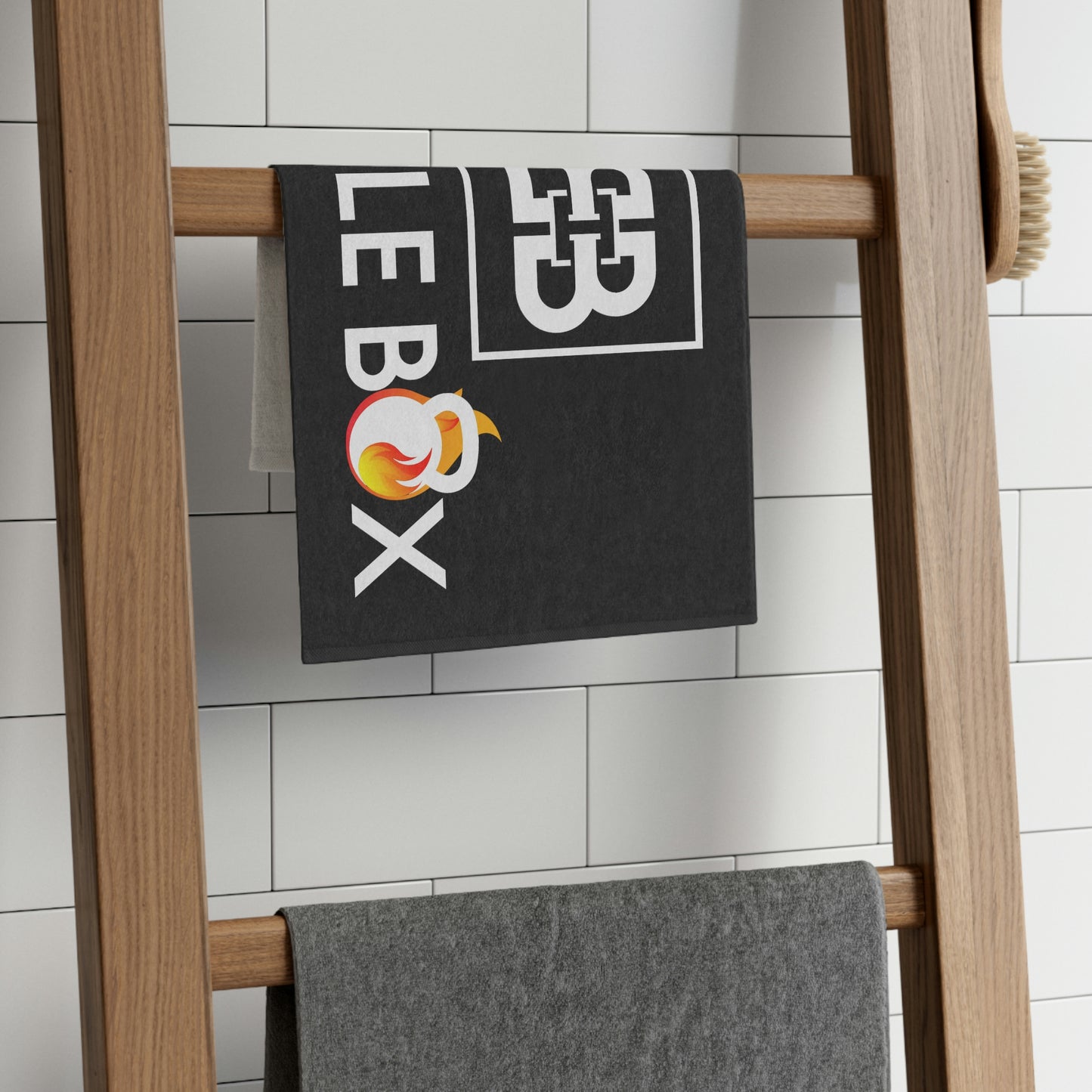 Battle Box Red Rally Towel-Black