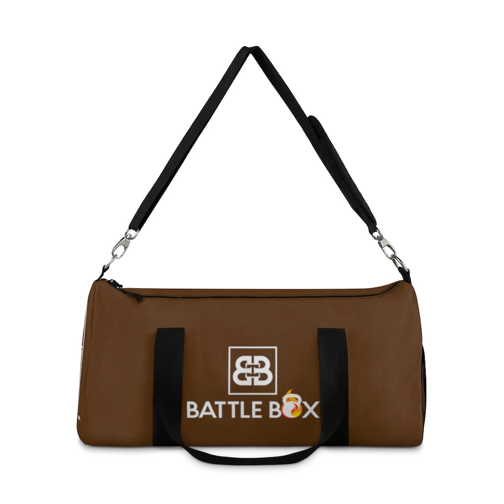 Battle Box Brown Gym Duffel Bag -1A