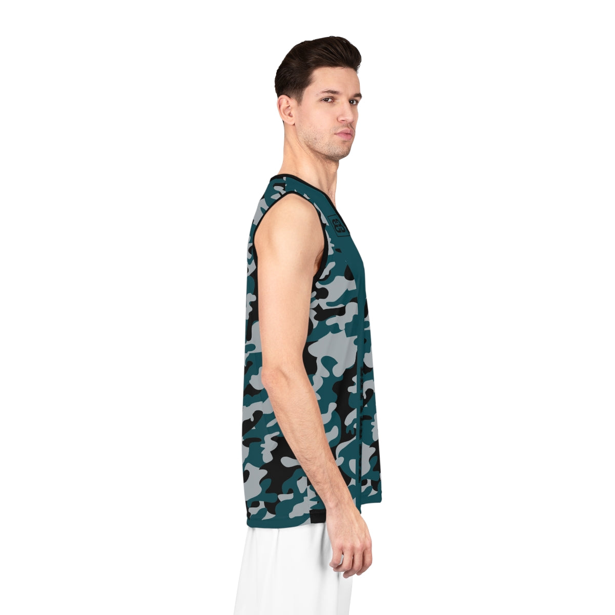 Battle Box Black Green Basketball Jersey